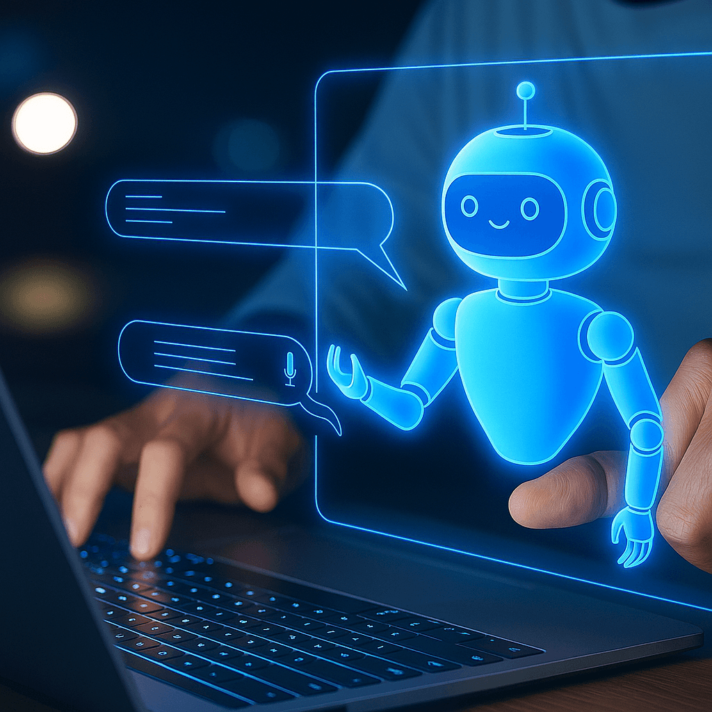 AI Robot Illustration